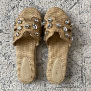 COPY - Jessica Simpson Flatform Raffia Sandals